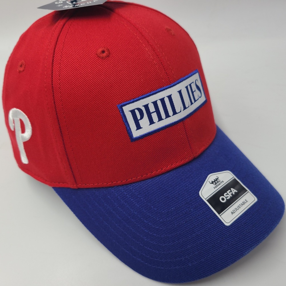 Philadelphia Phillies Hat Snapback Fan Favorite Red Blue MLB Baseball Logo Men